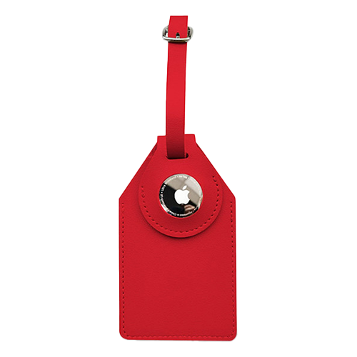 PU Luggage Tag with AirTag Holder