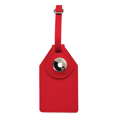 PU Luggage Tag with AirTag Holder