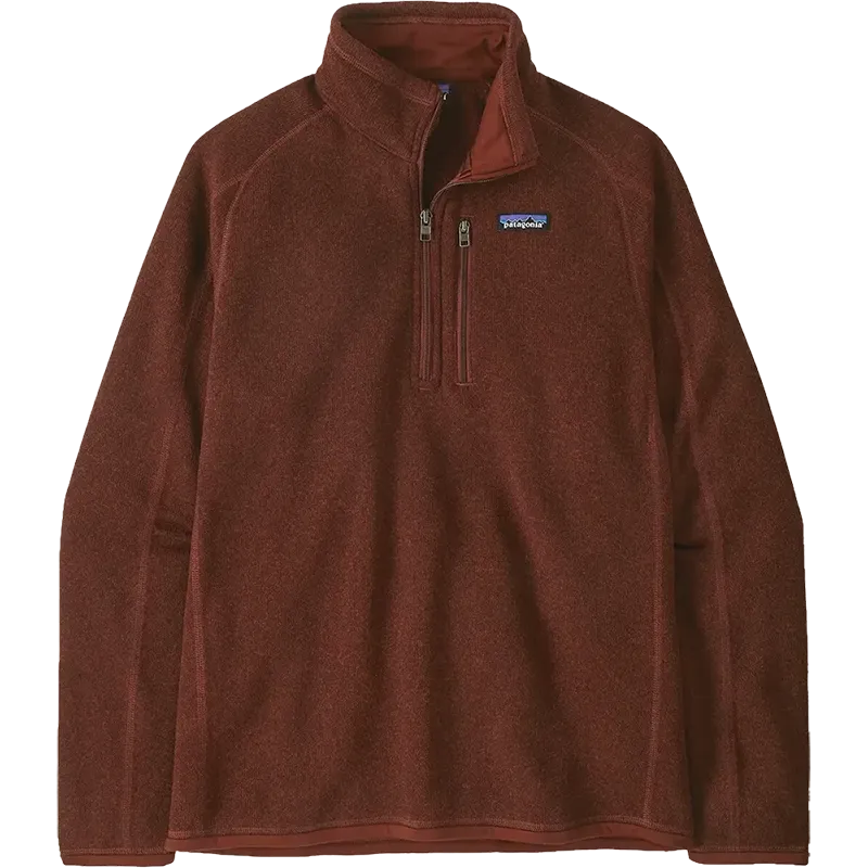 Patagonia Better Sweater quarter-zip fleece pullover in dried vanilla