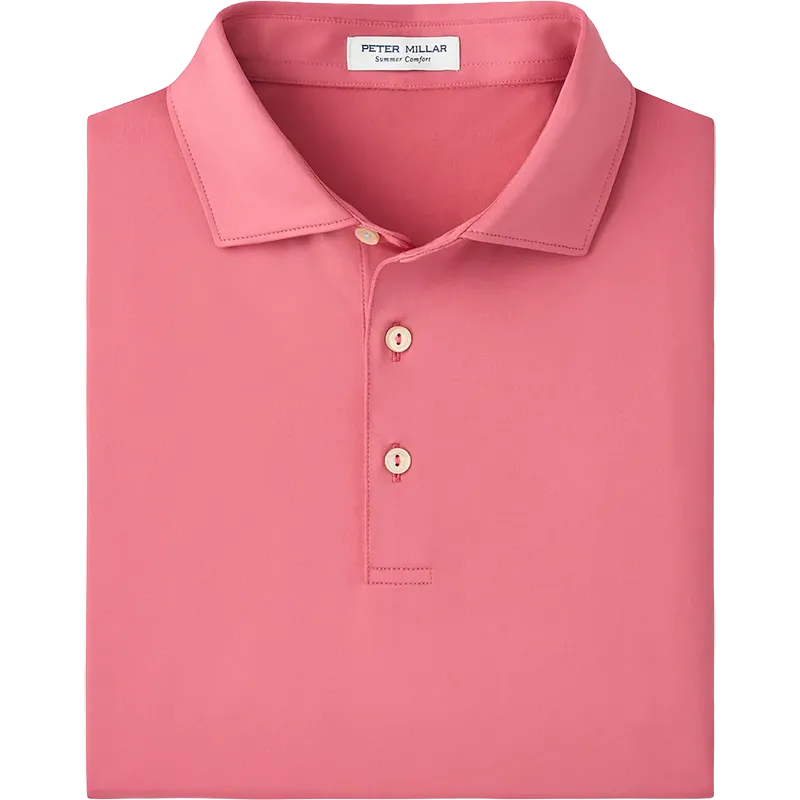 Peter Millar Solid Performance Polo - Self Collar