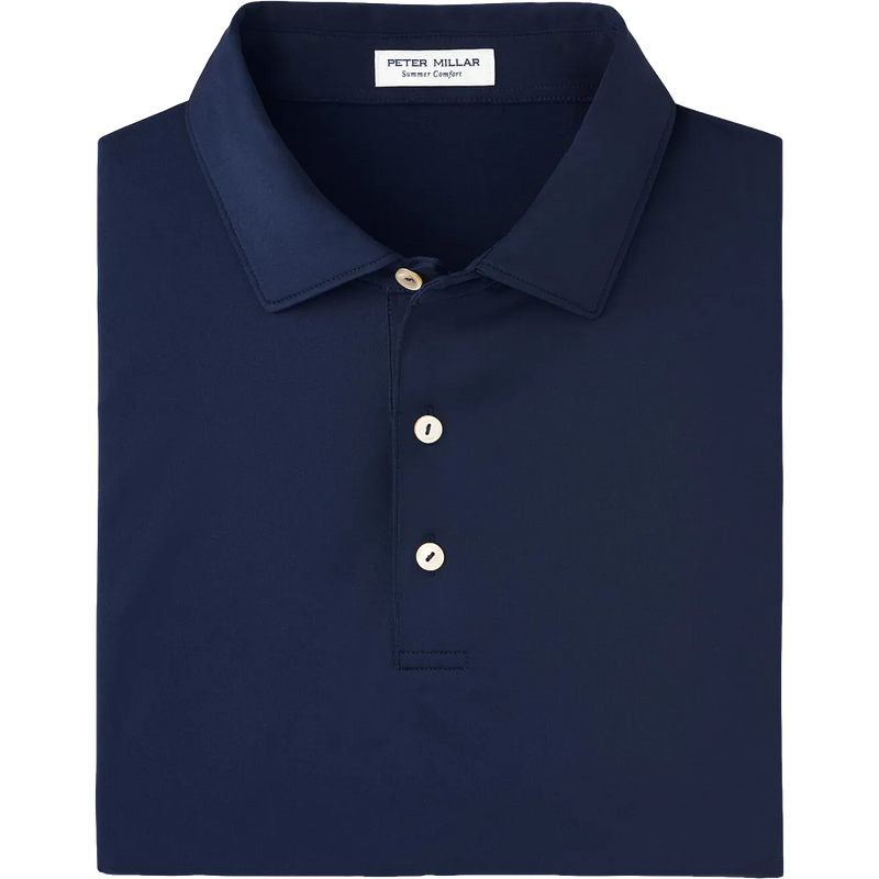 Peter Millar Solid Performance Polo - Self Collar