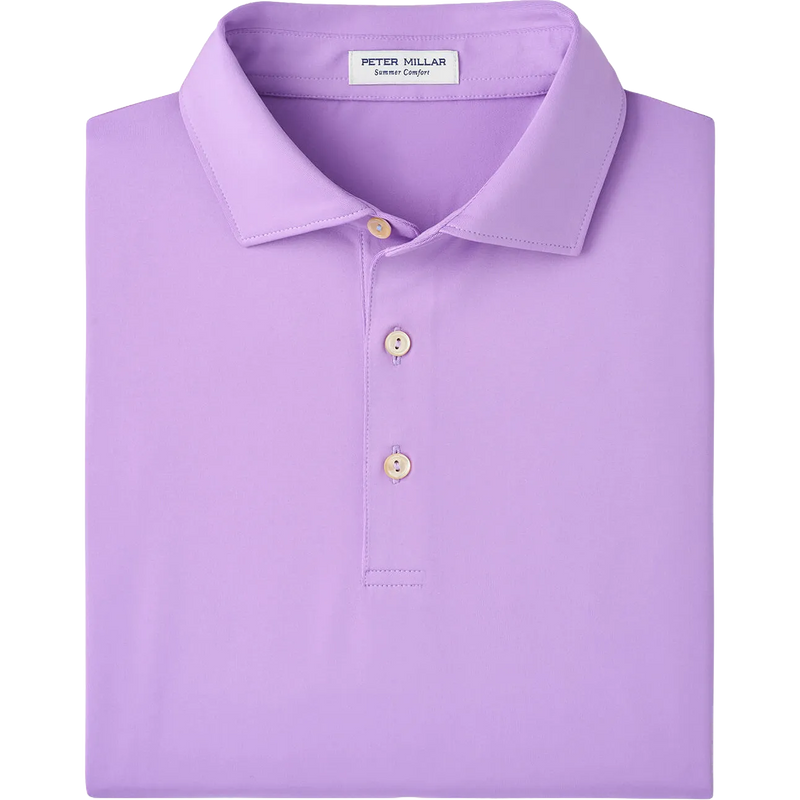 Peter Millar Solid Performance Polo - Self Collar