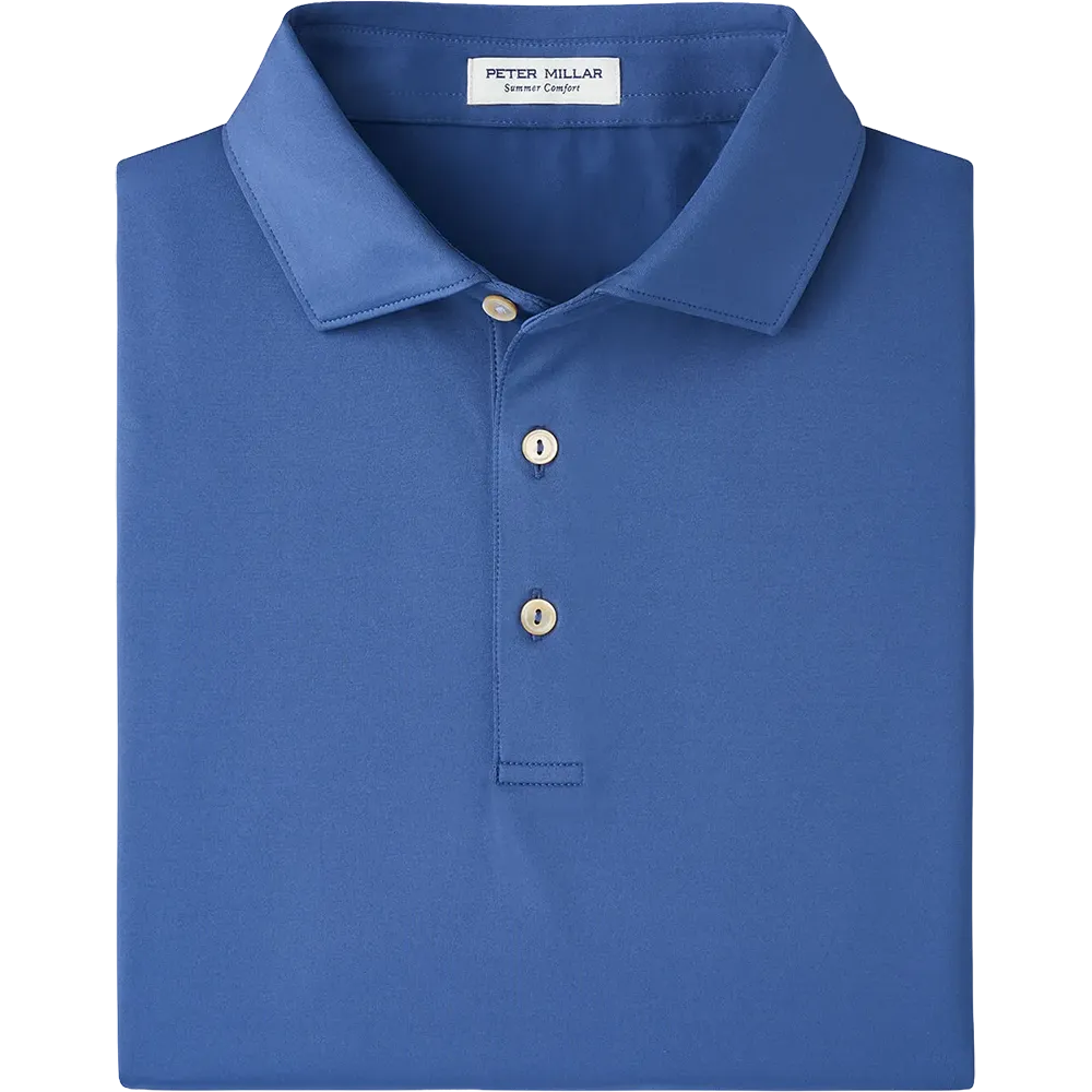 Peter Millar Solid Performance Polo - Self Collar