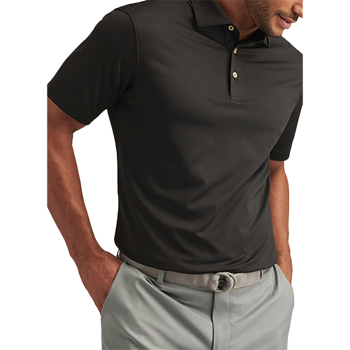 Peter Millar Solid Performance Polo - Self Collar