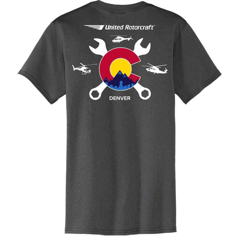 Port & Coy 50/50 Cotton/Poly T-Shirt with Pocket