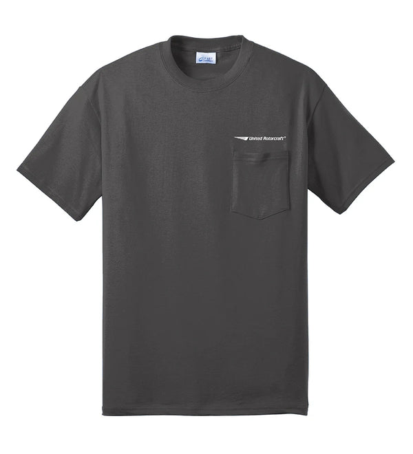 Port_Co_Core_Blend_Pocket_Tee-dark-gray-front.webp