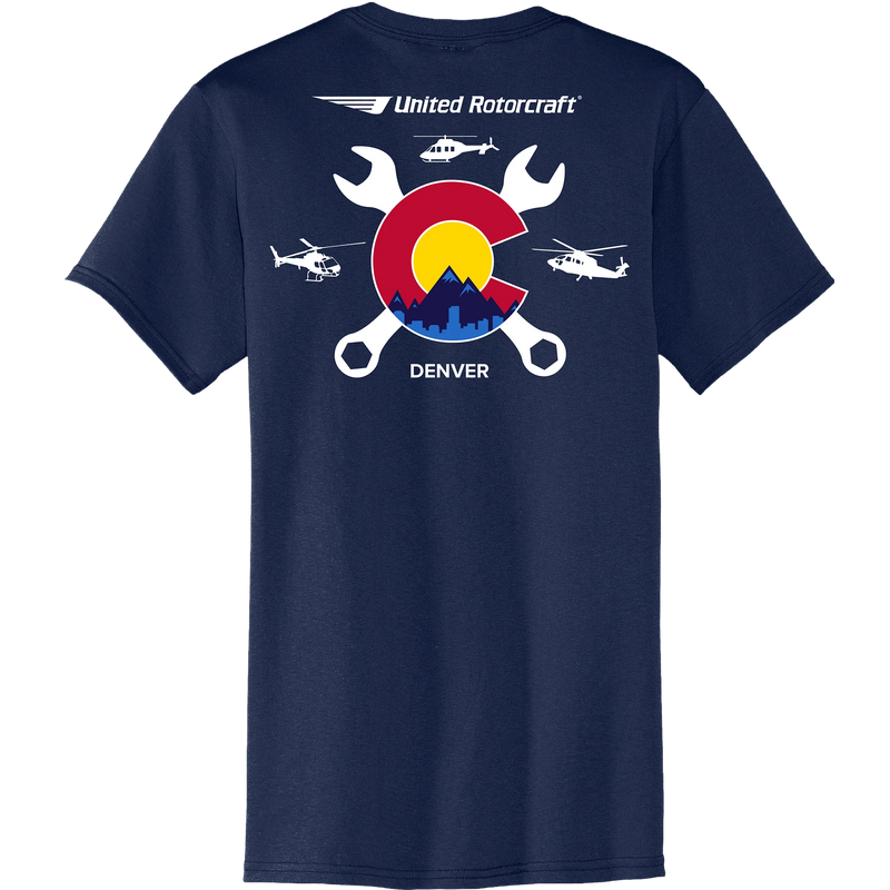 Port & Coy 50/50 Cotton/Poly T-Shirt with Pocket