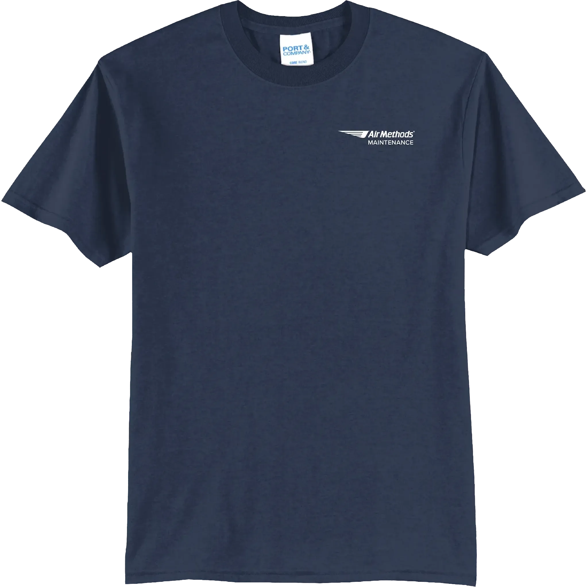 Port & Coy 50/50 Cotton/Poly T-Shirt with Pocket