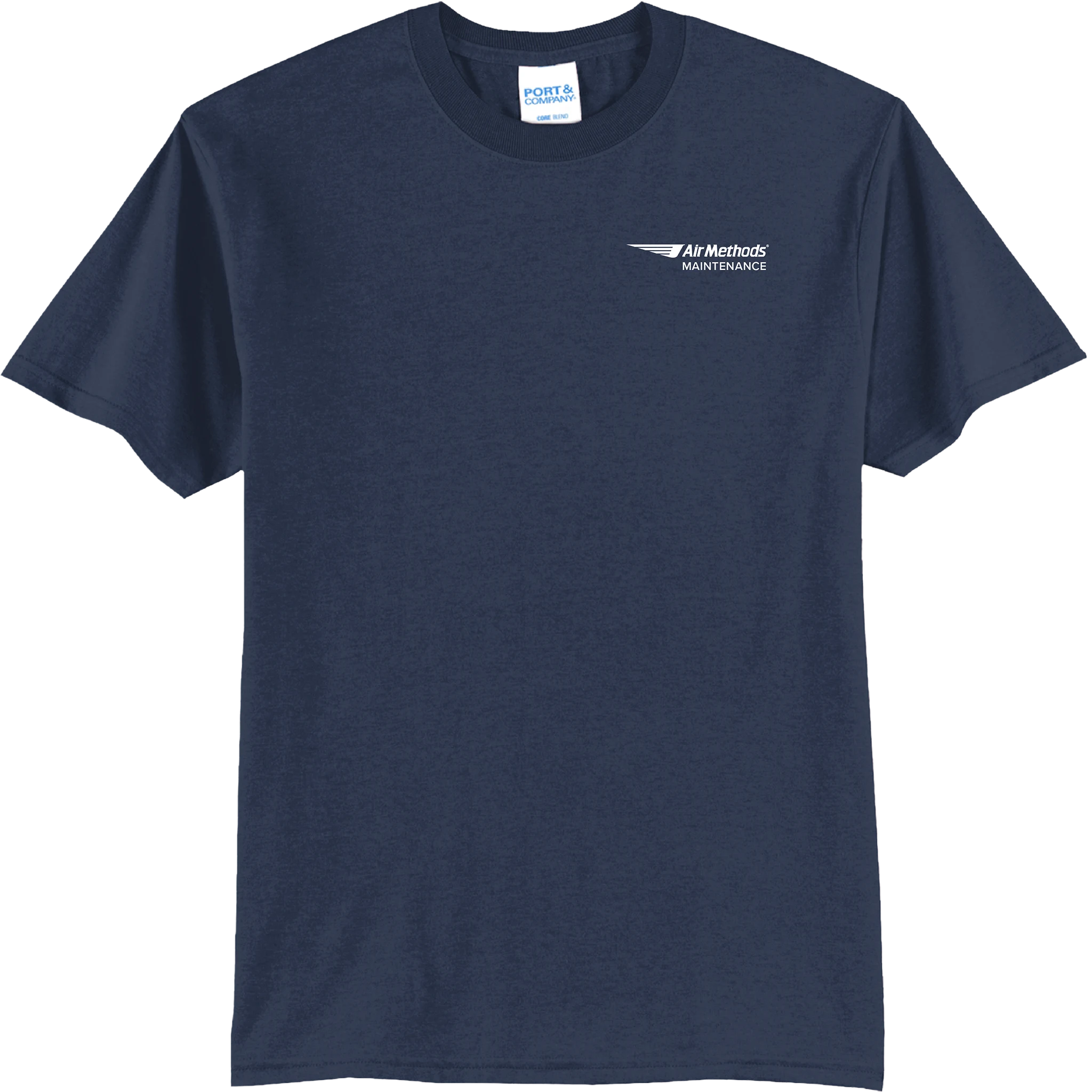 Port & Coy 50/50 Cotton/Poly T-Shirt with Pocket