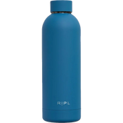 Ripl Blue water bottle with 'Ripl' branding on a white background