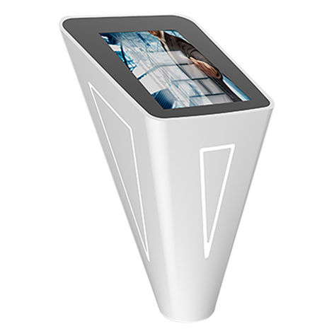 Re-Flow™ Indoor Floor Standing Touch Screen Digital Signage Kiosk, 32 Inch