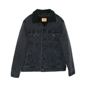 Threadfast Apparel Sherpa-Lined Denim Jacket