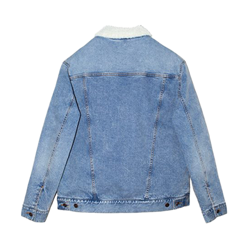 Threadfast Apparel Sherpa-Lined Denim Jacket