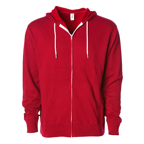 Independent Trading Co. 7oz Zip Hooded Sweatshirt