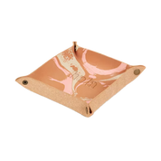 Valet Tray  Marbled Leather