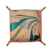 Valet Tray  Marbled Leather