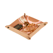 Valet Tray  Marbled Leather