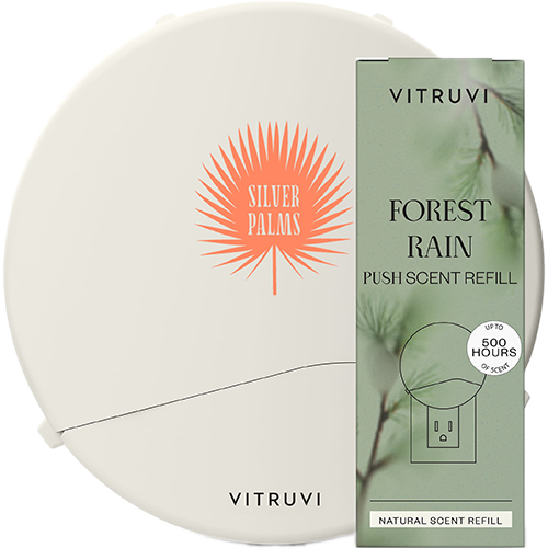 Vitruvi Plug-In Wall Diffuser Bundle with Forest Rain Scent Refill