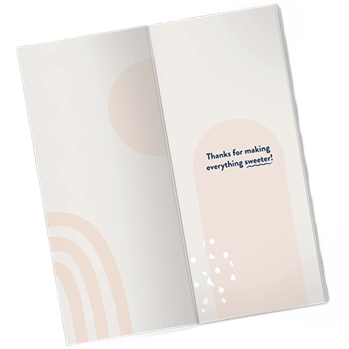 YOU ARE APPRECIATED Chocolate Filled Card