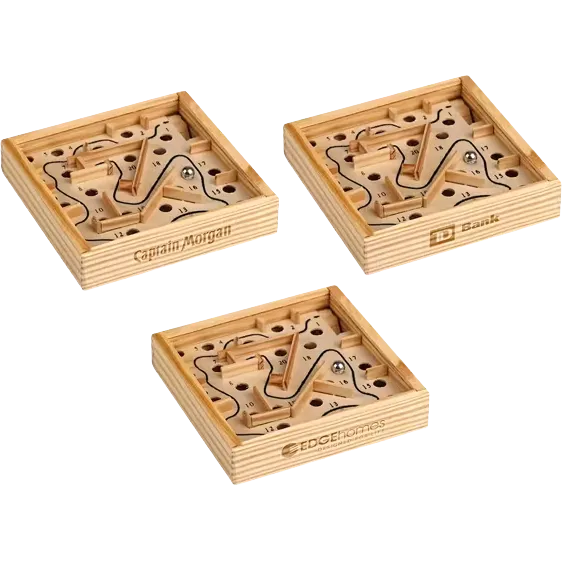 A-Mazing Wood Mini Maze Game