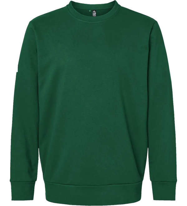 adidas-fleece-crewneck-sweatshirt-collegiate-green-front.webp