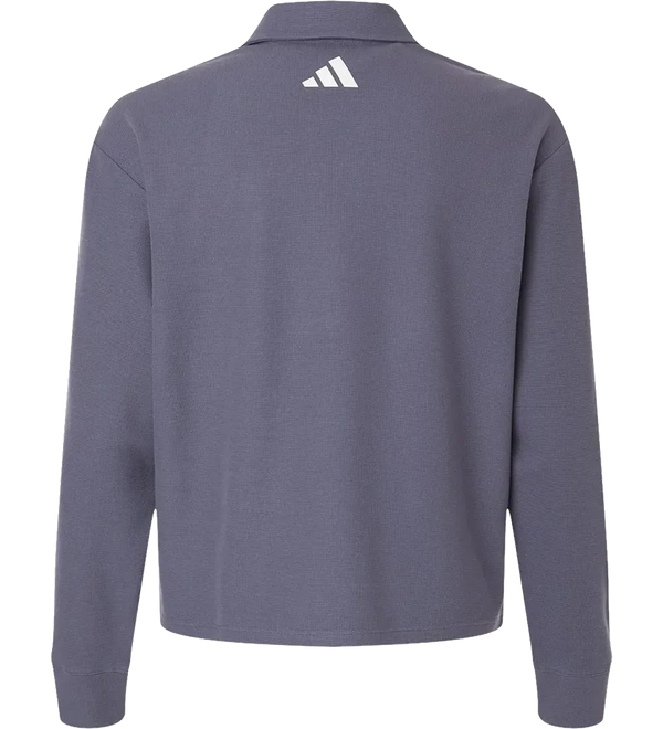 adidas-womens-beyond-long-sleeve-loose-polo-preloved-violet-back.webp