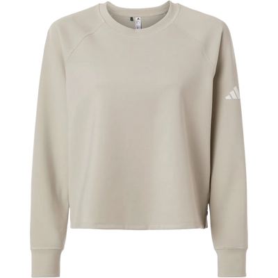 Adidas Women's Beyond Side-Snap Crewneck Sweatshirt