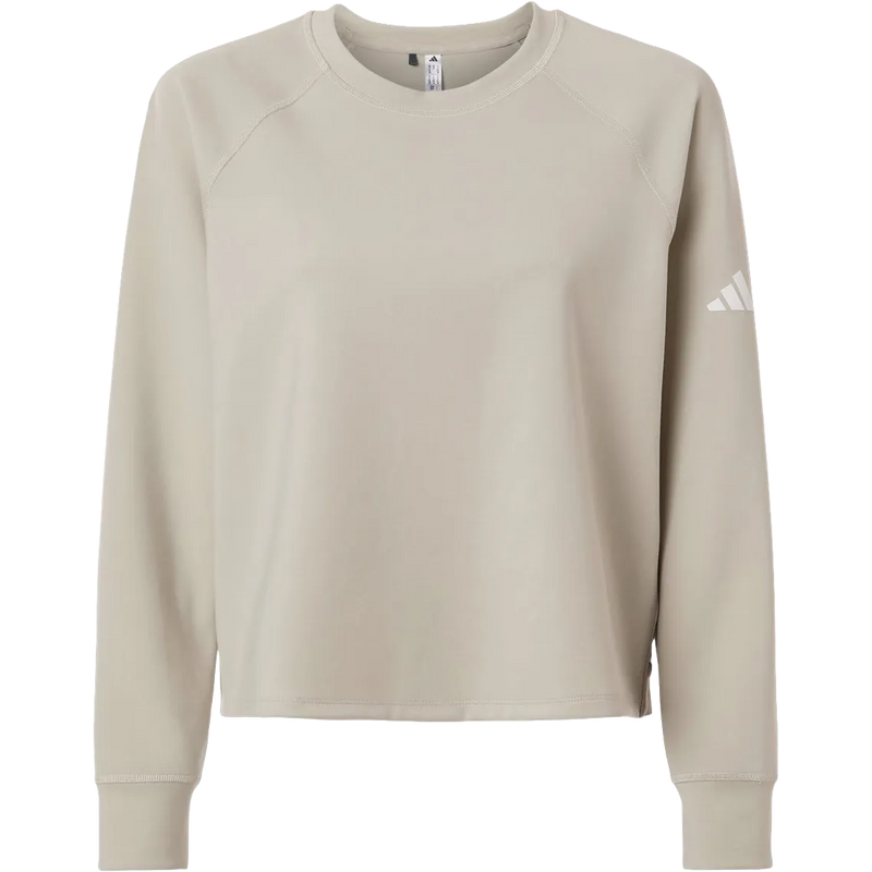 Adidas Women's Beyond Side-Snap Crewneck Sweatshirt