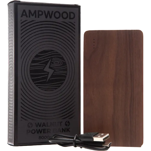Ampwood Walnut Power Bank