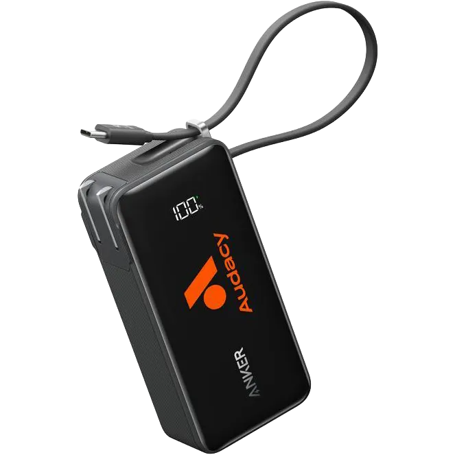 Anker® Power Bank (10K, Fusion, Built-In Cable)