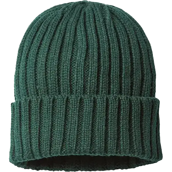 atlantis-headwear-sustainable-cable-knit-cuffed-beanie-bottle-green.webp