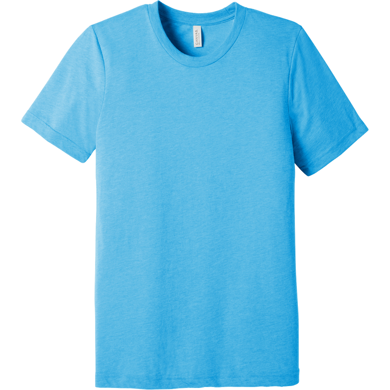 Blue t-shirt on a white background