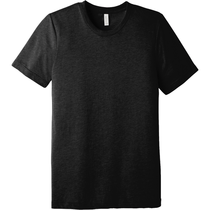 Black t-shirt on a white background