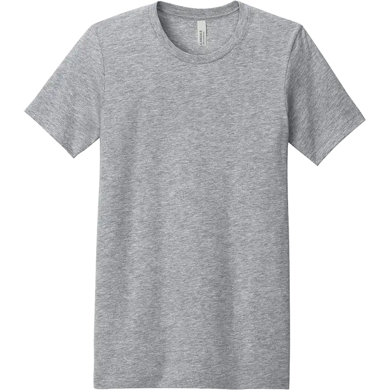 BELLA+CANVAS Unisex Heather CVC Short Sleeve Tee in Athletic Heather for custom branded apparel and corporate promotional merchandise