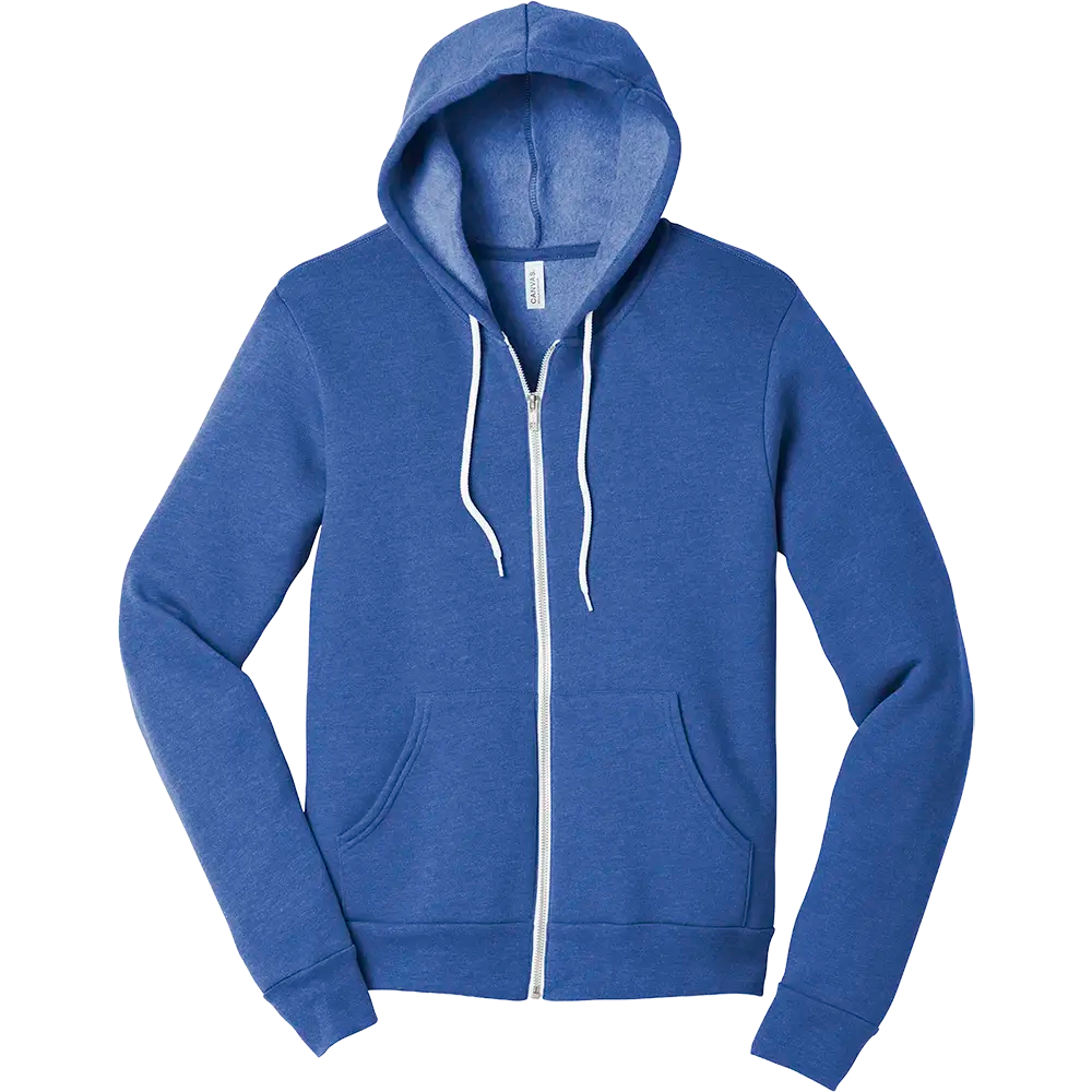 BELLA+CANVAS® Sponge Fleece Full-Zip Hoodie