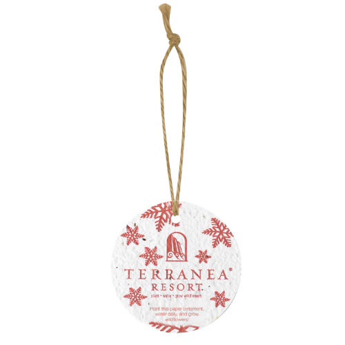 Bloomin® Circle Shaped Plantable Holiday Ornament