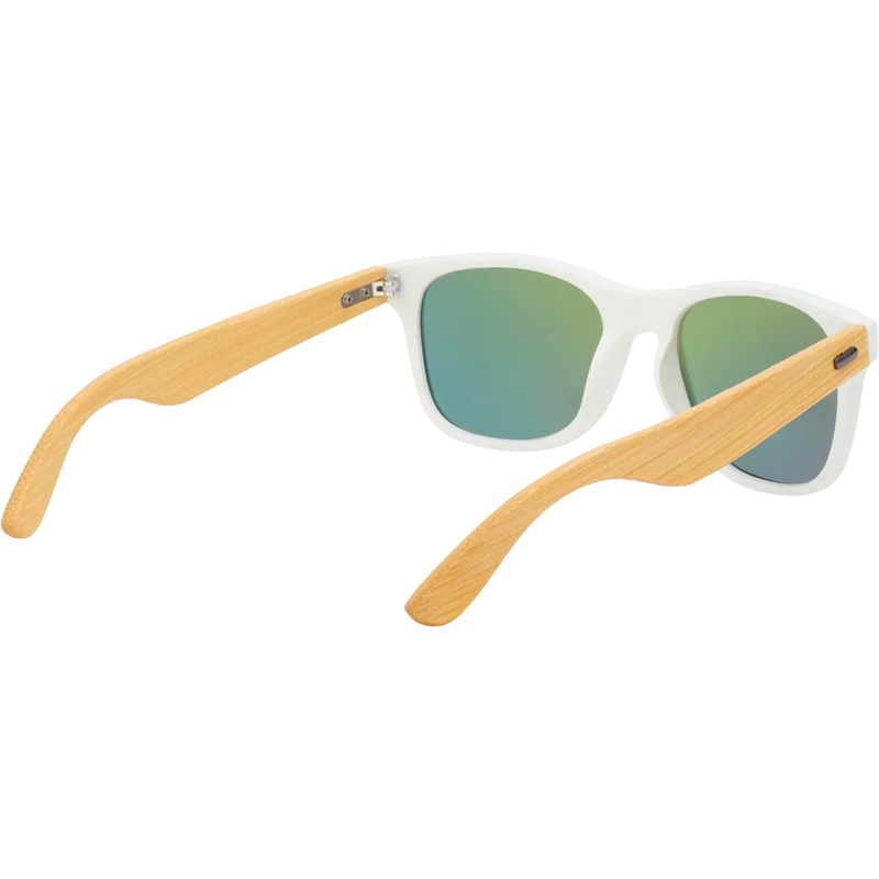 CapeShades Recycled Bamboo Sunglasses White Frame