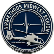 Custom metal challenge coin with engraved logo for corporate recognition and promotional awards