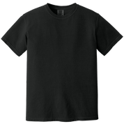 Black t-shirt on a white background