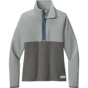Cotopaxi Women's Amado 1/2-Zip Fleece in Smoke and Cinder for custom branded fleece pullovers