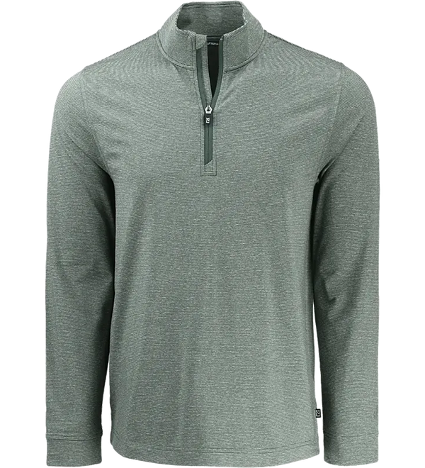cutter-buck-adapt-recycled-soft-knit-stripe-mens-quarter-zip-pullover-hunter-heather-front.webp