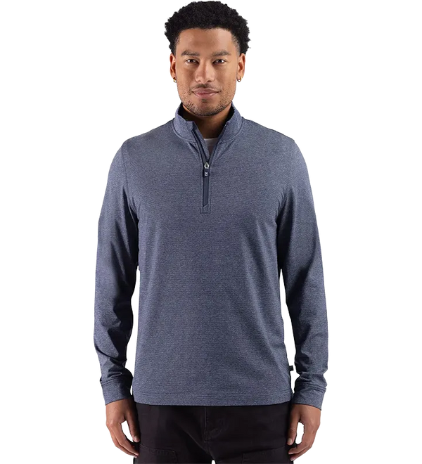 cutter-buck-adapt-recycled-soft-knit-stripe-mens-quarter-zip-pullover-navy-blue-heather.webp
