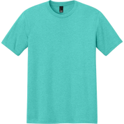 District Perfect Tri Tee in Aqua Heather for custom branded t-shirts