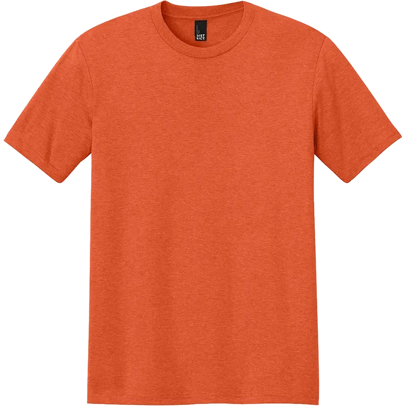 District Perfect Tri Tee in Deep Orange for custom branded t-shirts