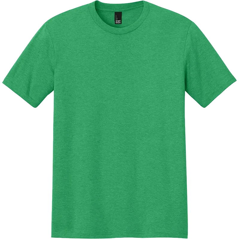 District Perfect Tri Tee in Green Frost crew neck short sleeve t-shirt for custom branding