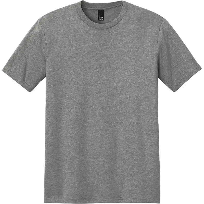 District Perfect Tri Tee in Grey Frost crew neck short sleeve t-shirt for custom branding