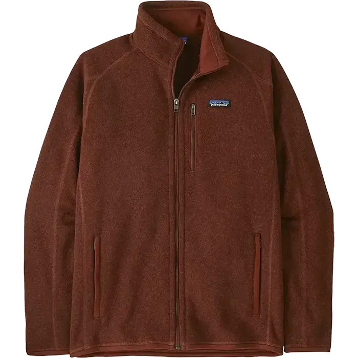 Patagonia Better Sweater Fleece Jacket in Dried Vanilla with full-zip design and zippered pockets