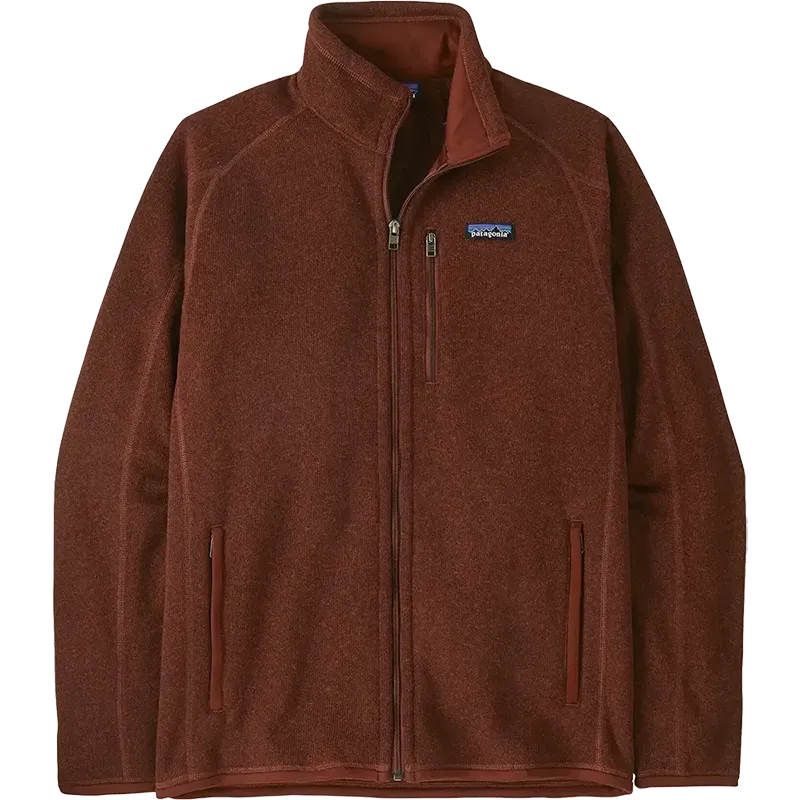 Patagonia Better Sweater Fleece Jacket in Dried Vanilla with full-zip design and zippered pockets