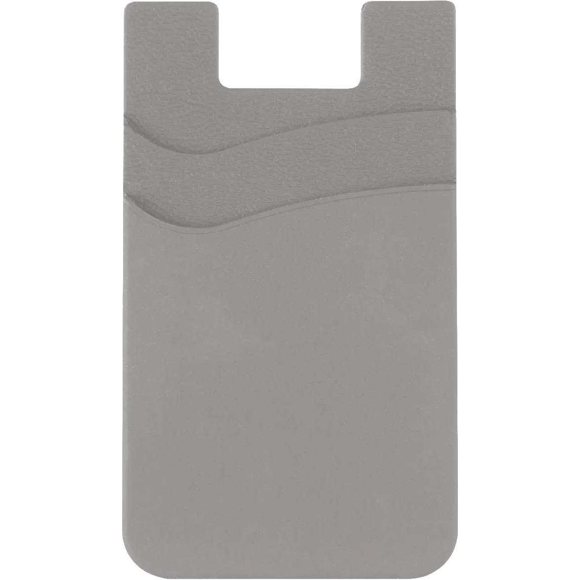 Dual Pocket Silicone Phone Wallet