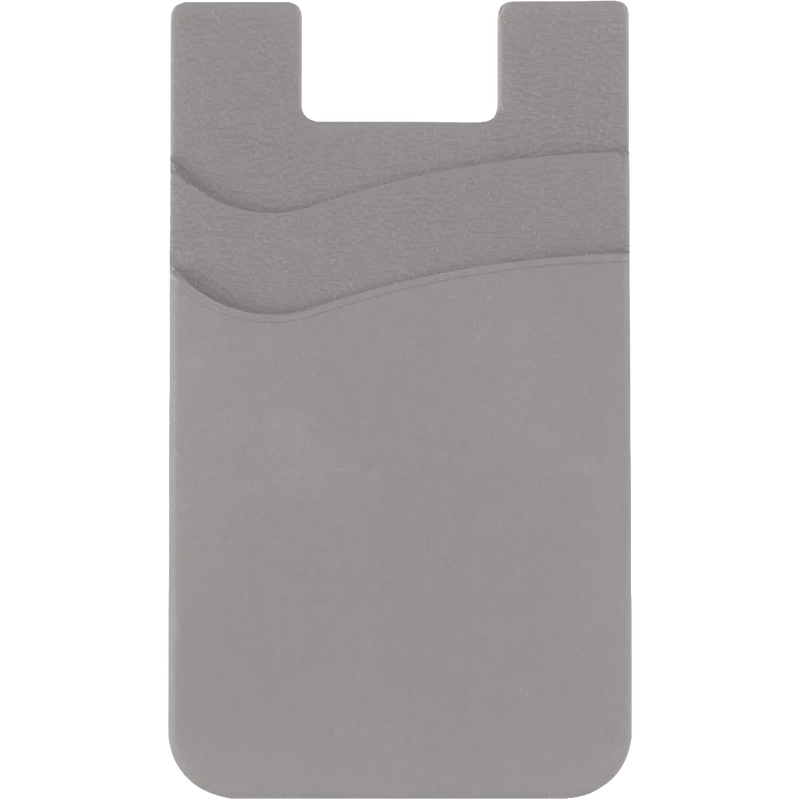 Dual Pocket Silicone Phone Wallet